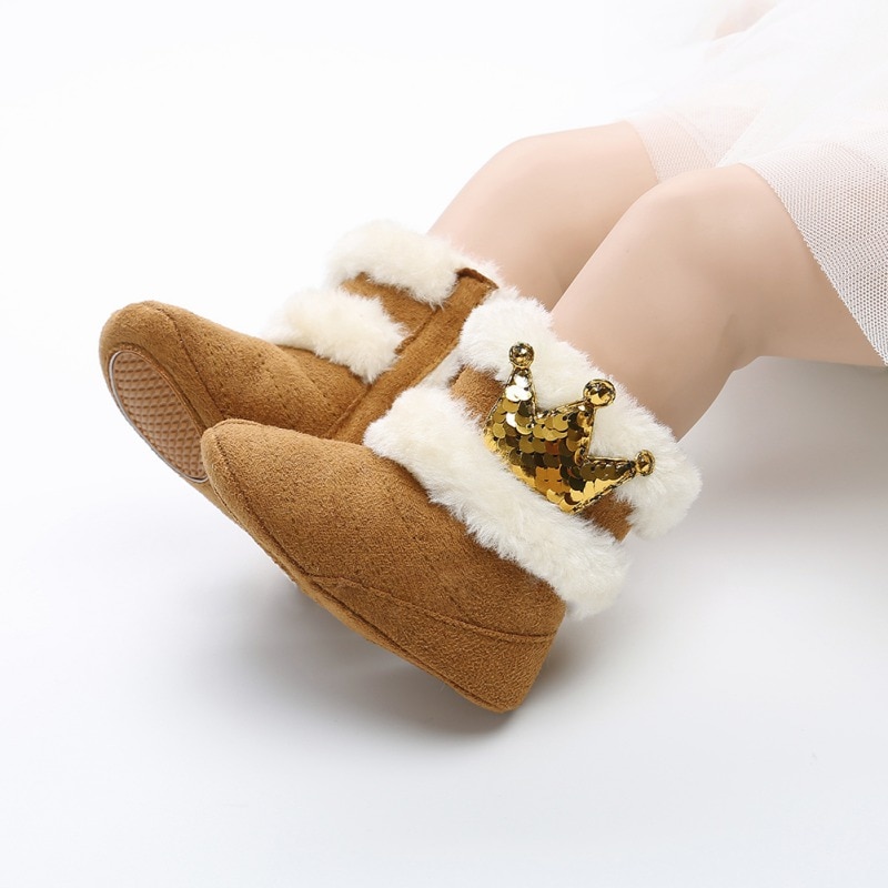 Baby Winter Boots Mid-Calf with Fur